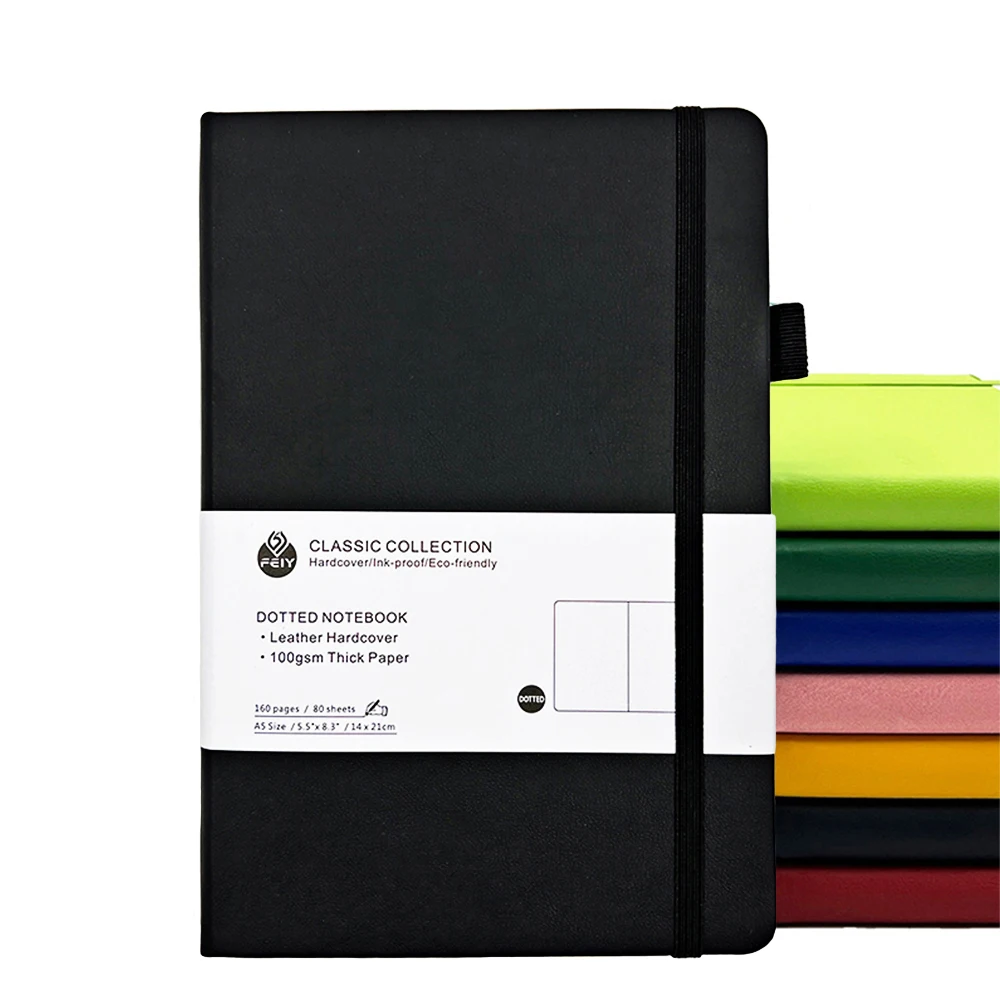 Notebook Dotted A5 - Premium Bullet Dot Grid /Horizontal Line
