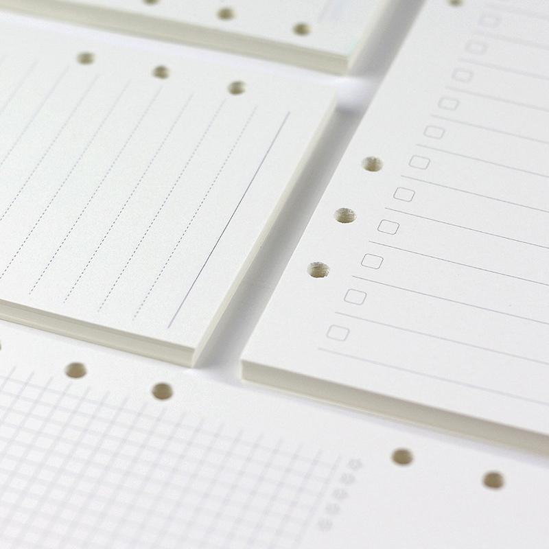 Notebook Dotted A5 - A5 A6A7 45 Sheets Loose Leaf