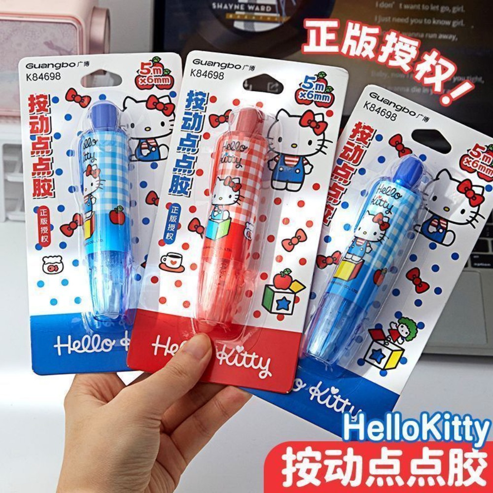 Glue Stick Pack - Sanrio Hello Kitty Push Type Dot