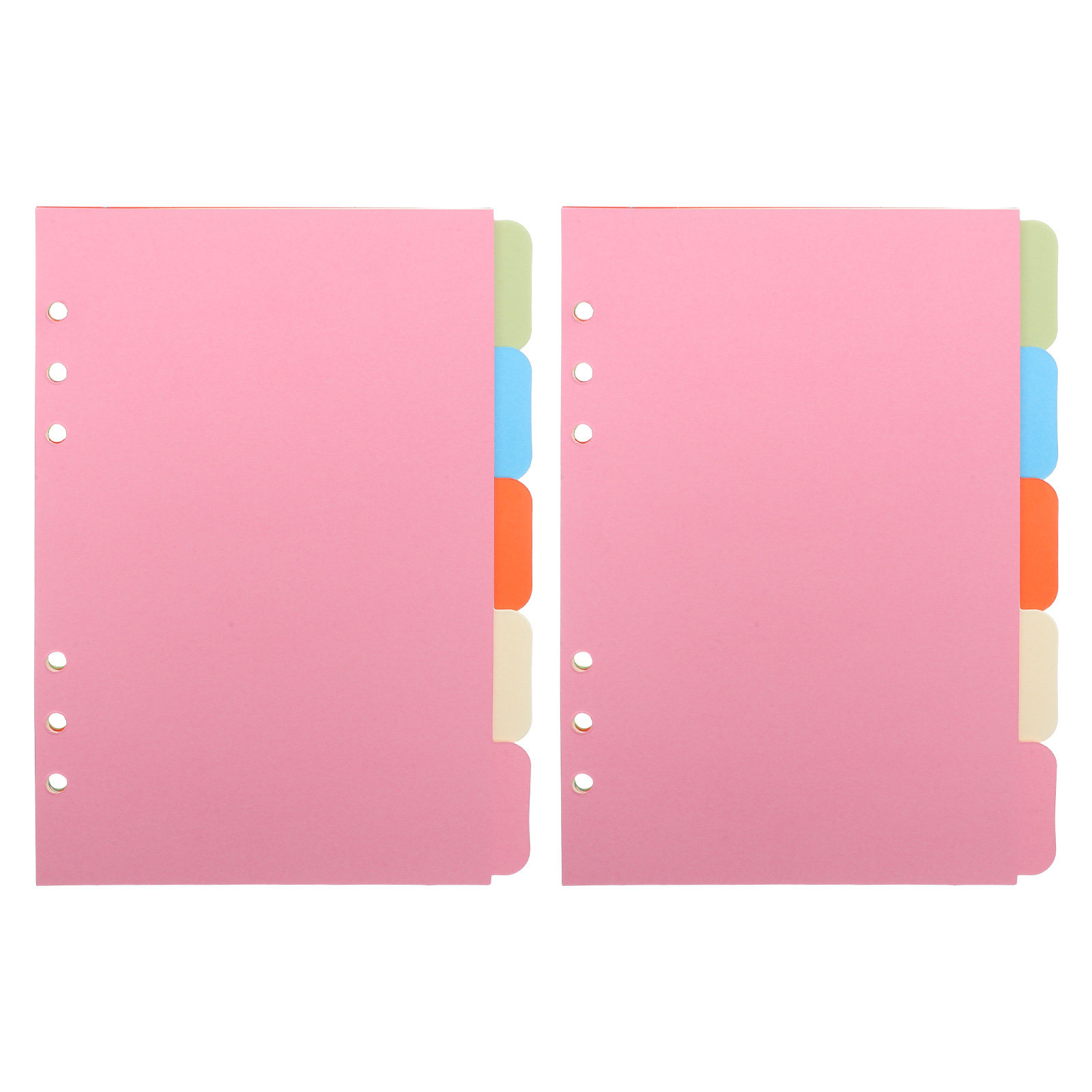Index Tab Divider - 10Pcs Plastic Binder Dividers with Tabs
