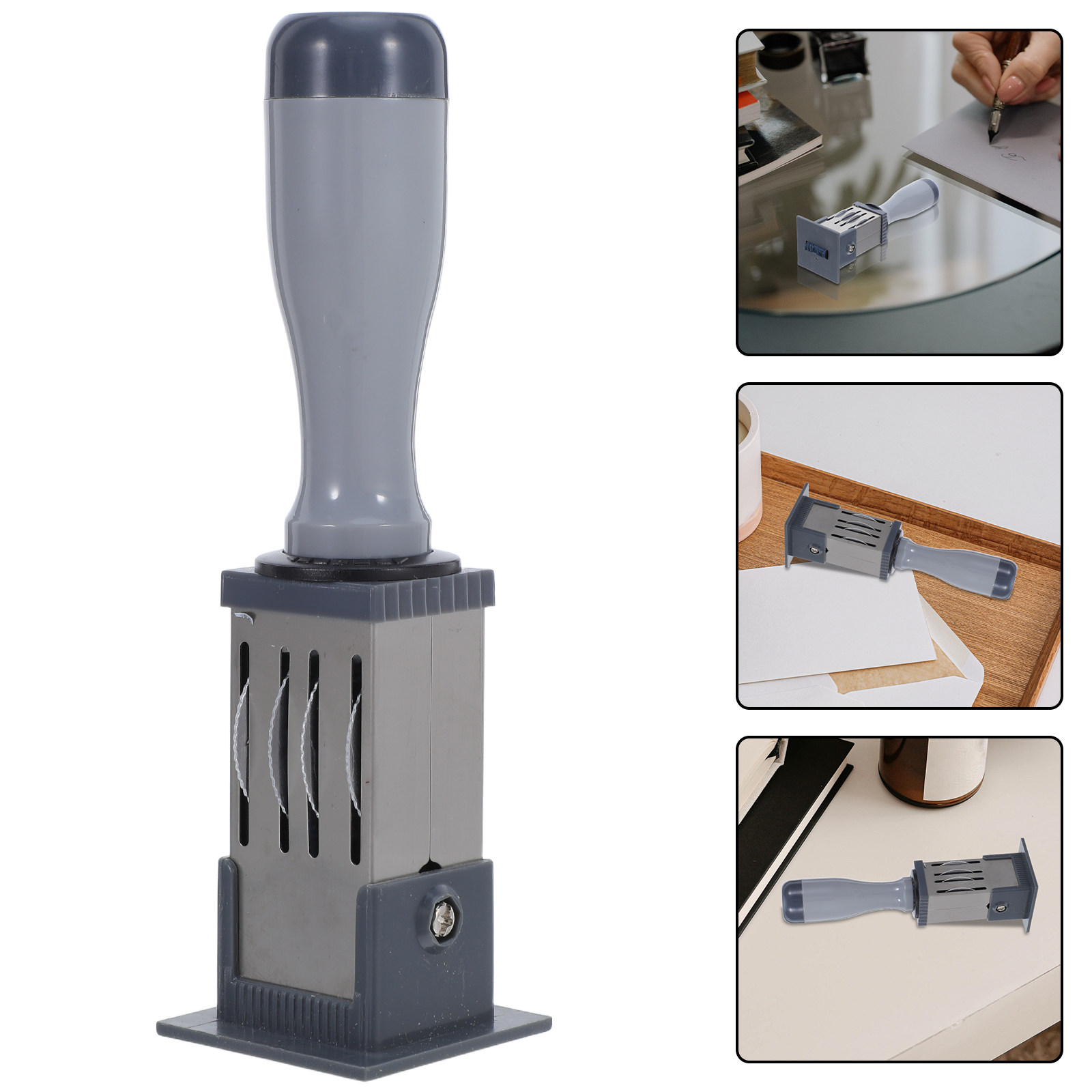 Self Inking Stamp - Mini Self-Inking Date Stamp Handheld Rolling