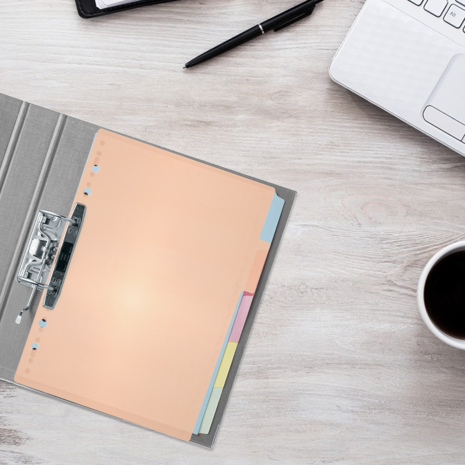 10Pcs Colorful Plastic Binder  - Index Tab Divider 评论和价格