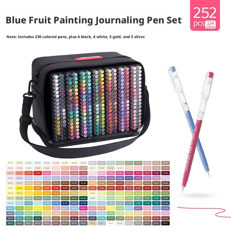 252Pcs 234 Colors Fine Tip Gel - Whiteboard Marker Set 评论和价格