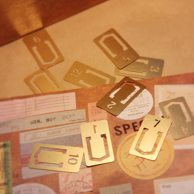 12 Pcs/lot Vintage Copper Book - Stationery Office Supply Store 评论和价格