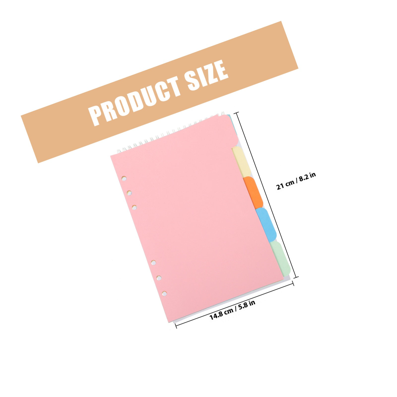 1Set A5 Tab Dividers Index Col - Index Tab Divider 评论和价格