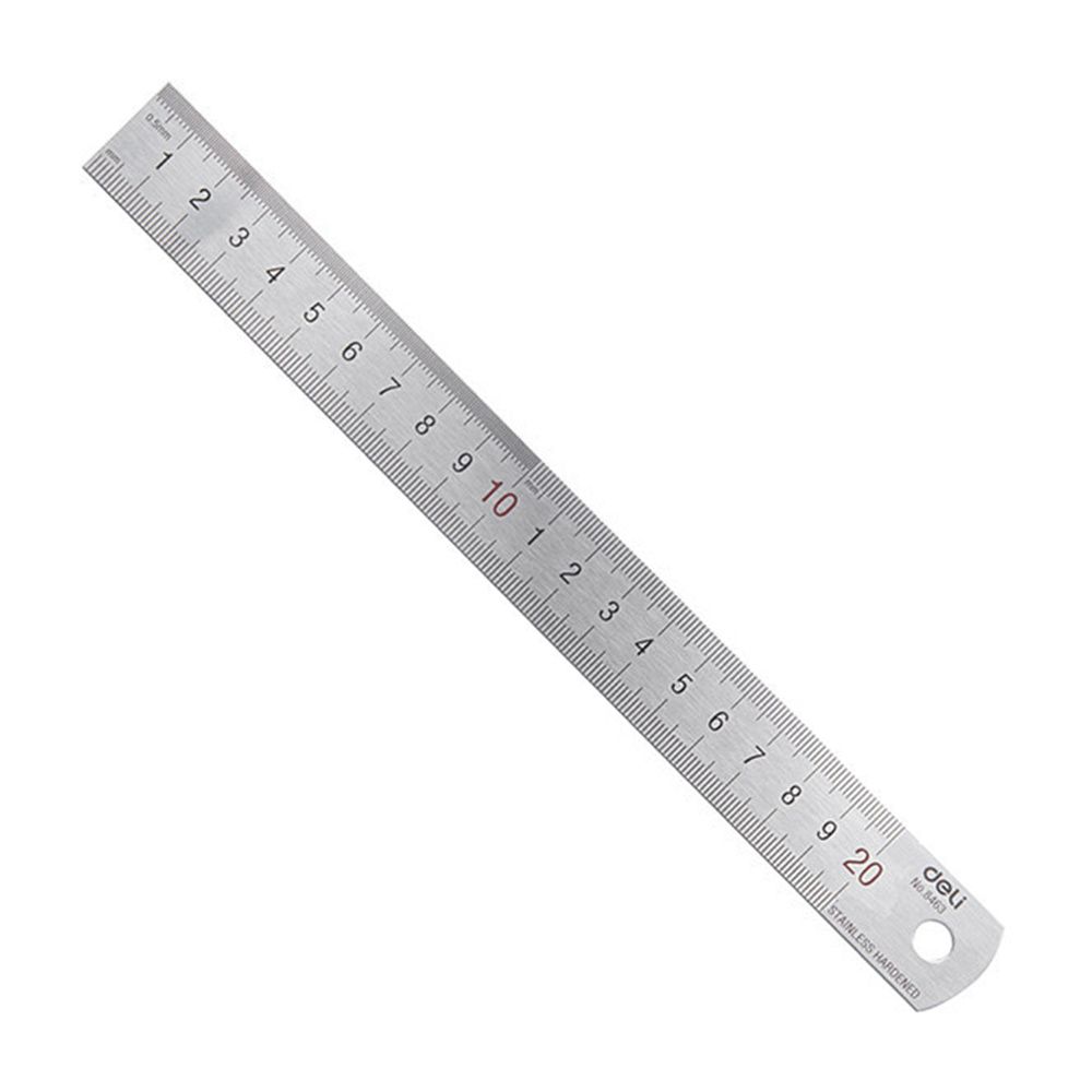 Deli 20cm Stainless Steel Meta - Stationery Office Supply Store 评论和价格