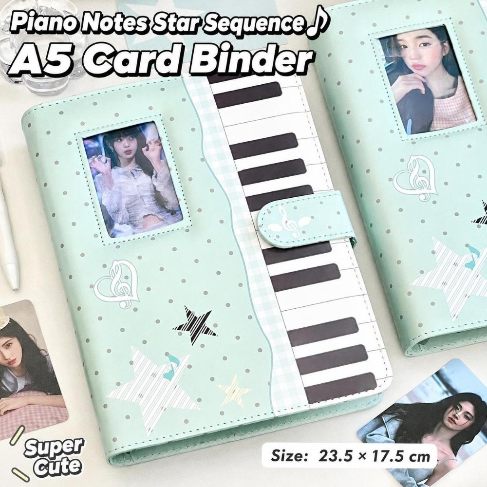 Polka Dot Piano Binder Noteboo - Notebook Dotted A5 评论和价格