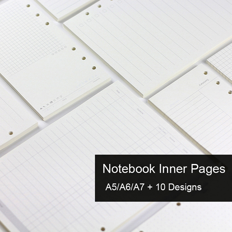 A5 A6A7 45 Sheets Loose Leaf N - Notebook Dotted A5 评论和价格