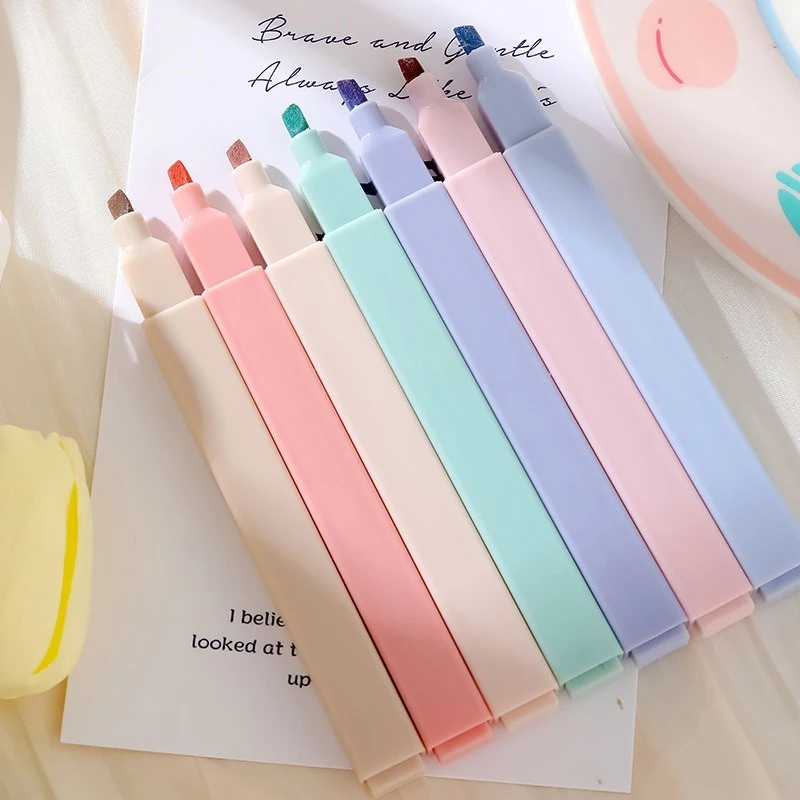 6pcs/set Pastel Color Highligh - Highlighter Set Pastel 评论和价格