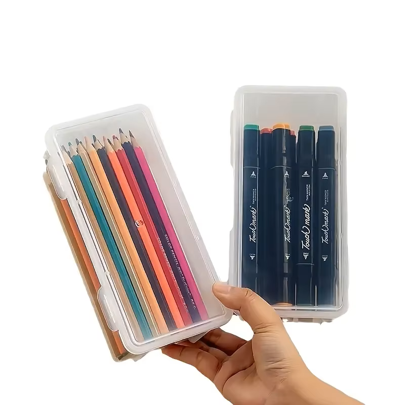 4 Large Transparent PP Storage - Stationery Office Supply Store 评论和价格