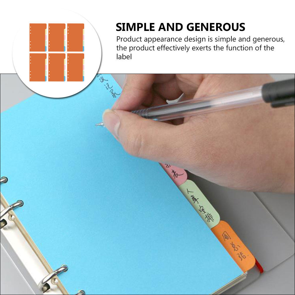 30Pcs Colored Index Dividers L - Index Tab Divider 评论和价格