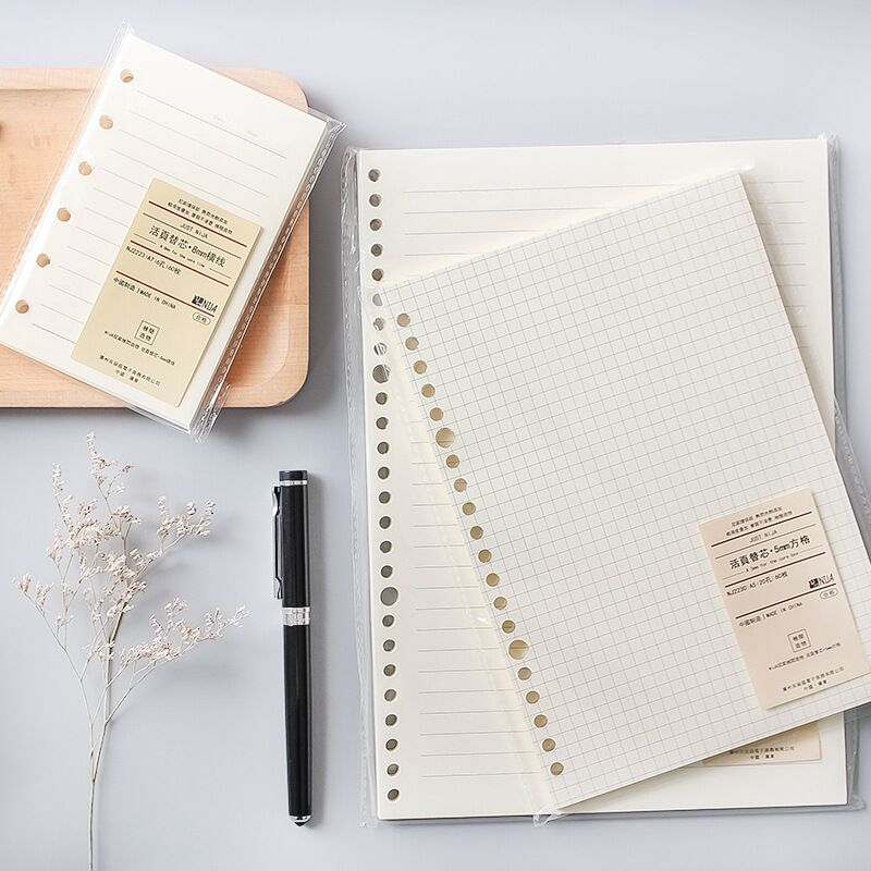 A5 B5 Line Grid 20Holes Loose- - Notebook Dotted A5 评论和价格