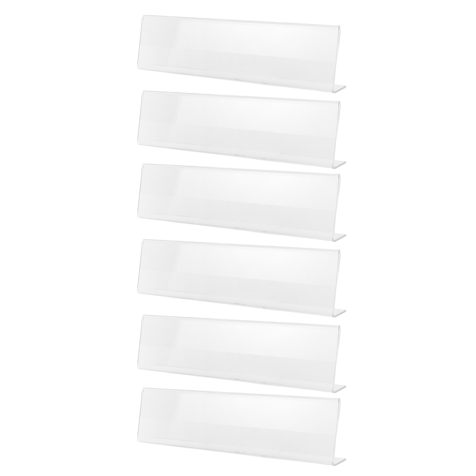 6Pcs Acrylic Name Plate Holder - Desk Name Plate 评论和价格