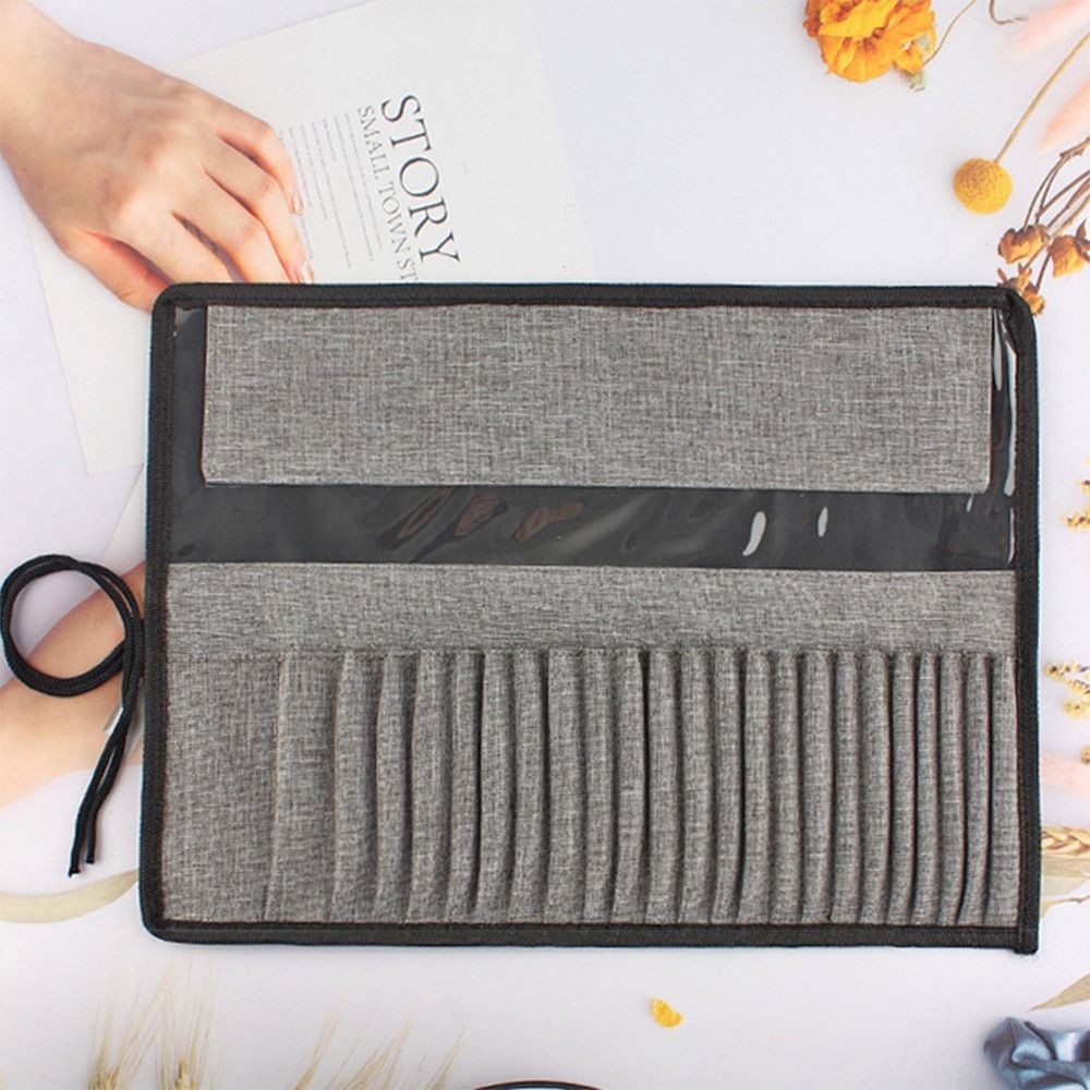 Multi-functional Canvas Painti - Pen Pouch Roll 评论和价格