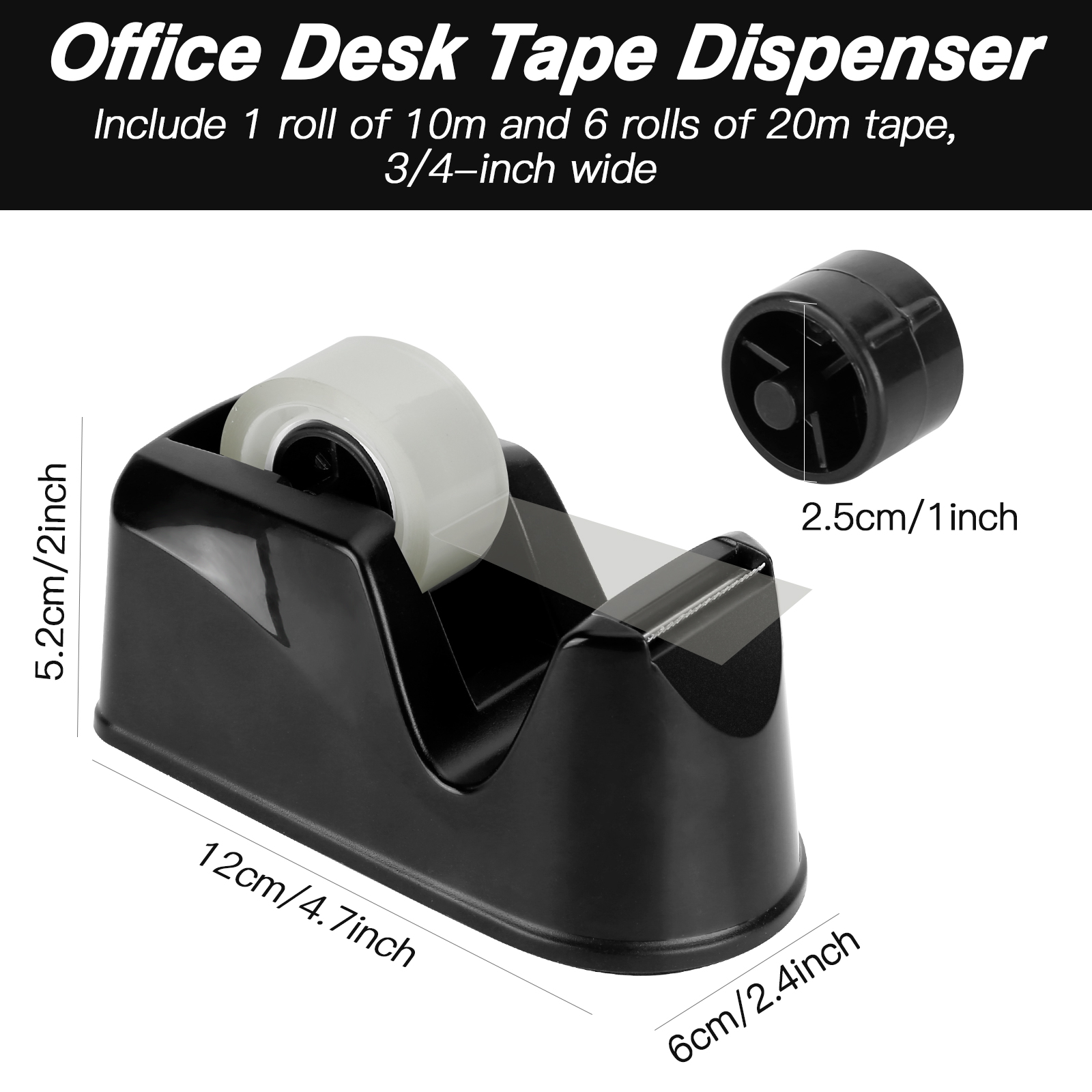 Adhesive Tape Dispenser With 8 - Supply Of Office Stationery 评论和价格
