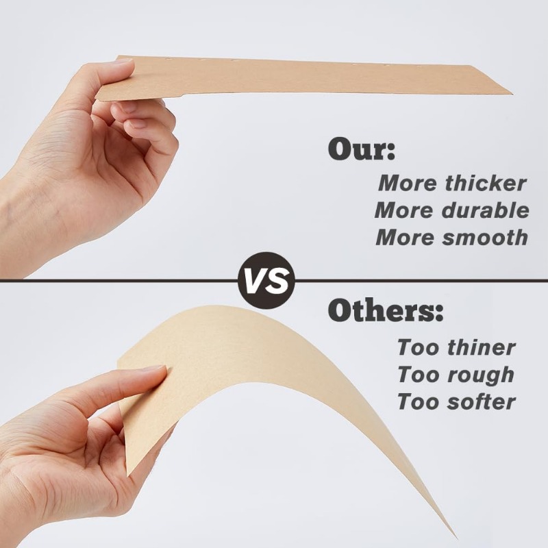 20 Sheets A5 Kraft Paper Binde - Index Tab Divider 评论和价格