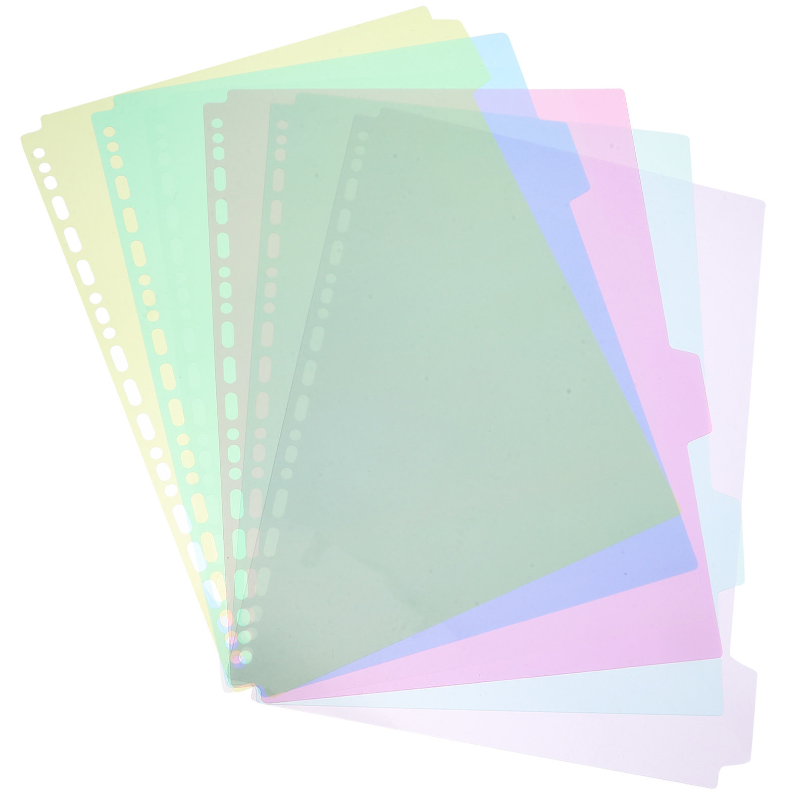 6Pcs Binder Tabs Dividers Plas - Index Tab Divider 评论和价格