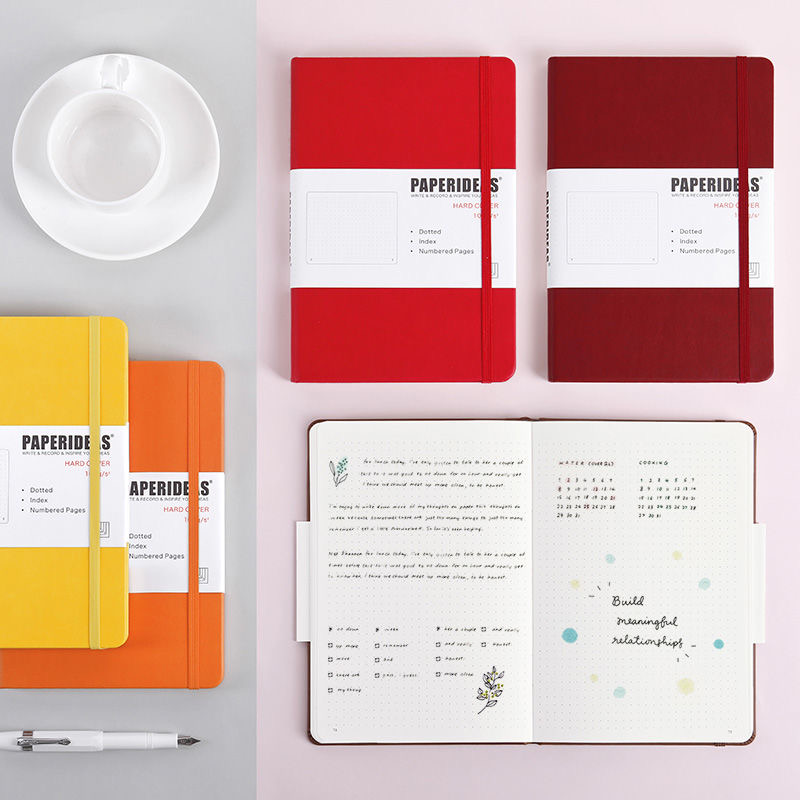 Hardcover A5 Bullet Journals D - Notebook Dotted A5 评论和价格