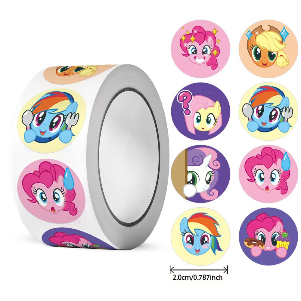 500Pcs My Little Pony Round St - Label Printer Tape 评论和价格