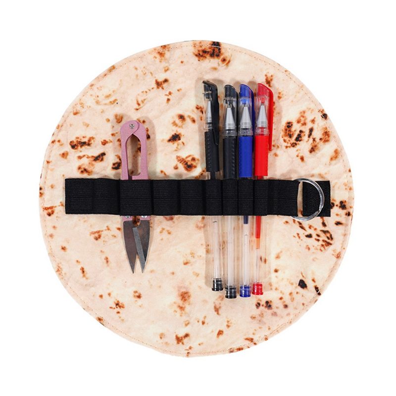 Burrito Pen Pencil Case Statio - Pen Pouch Roll 评论和价格