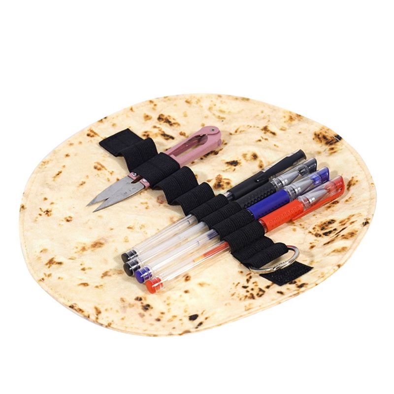 Burrito Pen Pencil Case Statio - Pen Pouch Roll 评论和价格
