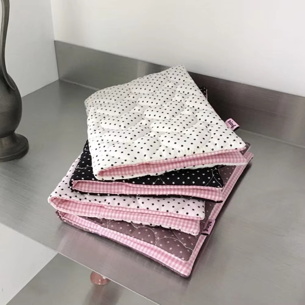 Quilted Cotton A5 Book Cover P - Notebook Dotted A5 评论和价格