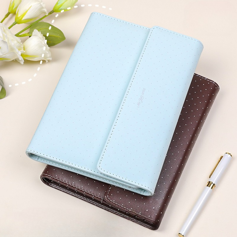 A5 Vintage Polka Dot  Notebook - Notebook Dotted A5 评论和价格