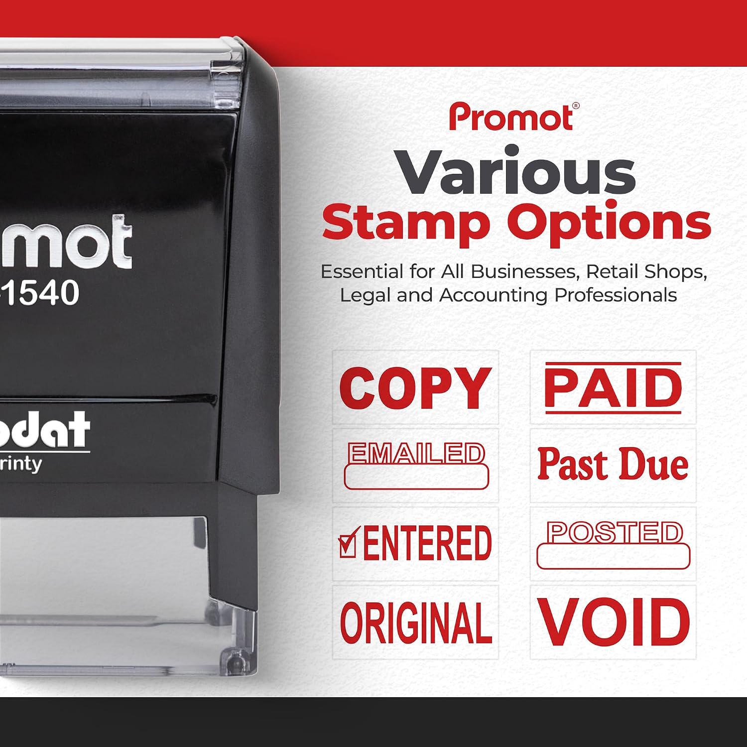 Self-Inking Paid Stamp Red Ref - Self Inking Stamp 评论和价格