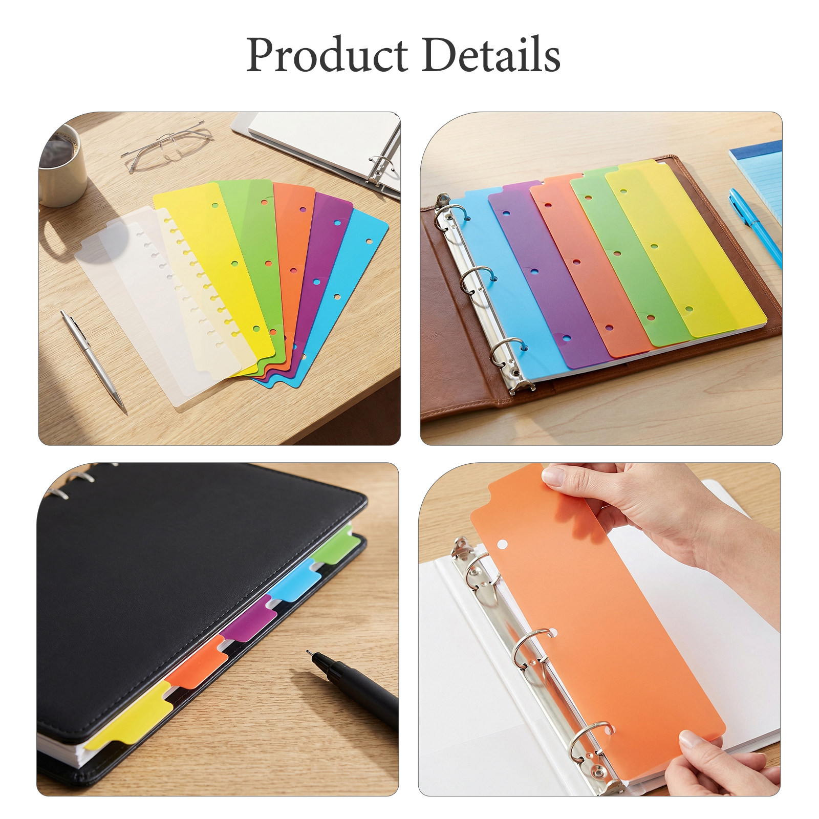 Binder Notebook Plastic Index  - Index Tab Divider 评论和价格