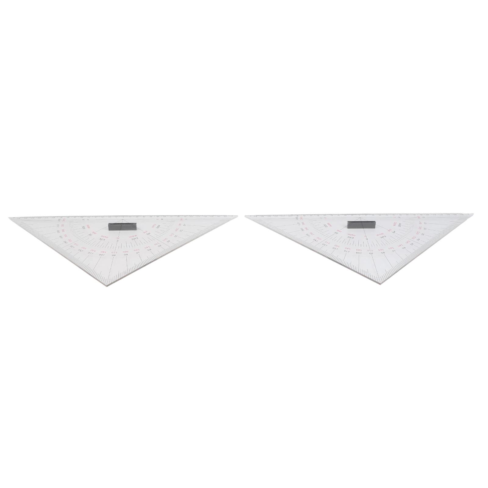 Transparent 30cm Marine Drawin - Ruler Set Transparent 评论和价格
