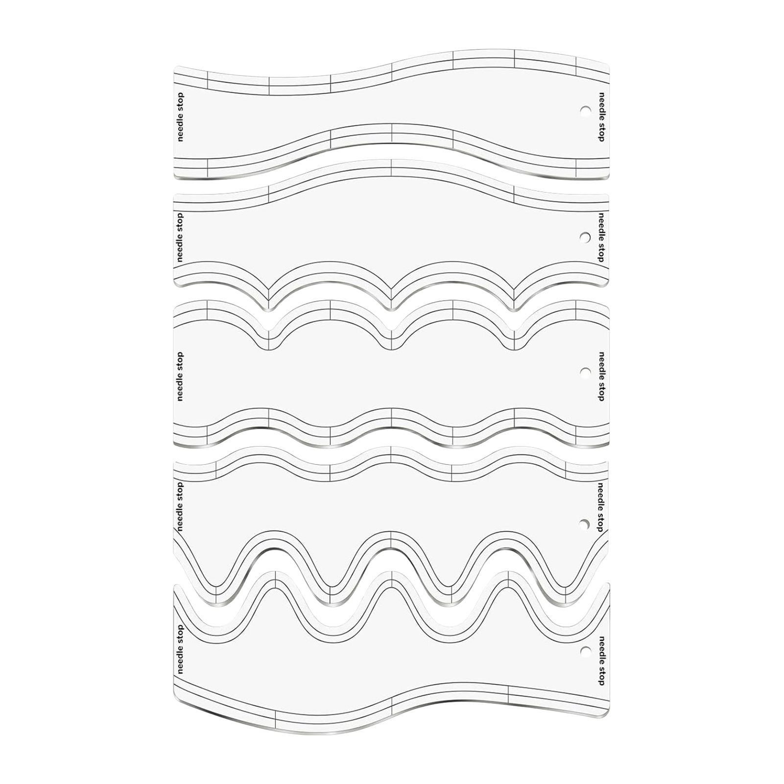 Precision Quilting Rulers Tran - Ruler Set Transparent 评论和价格