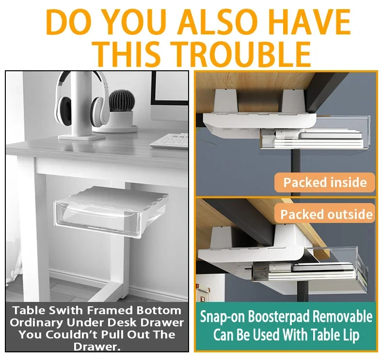 Under-desk Drawer Storage Devi - Ideal Stationery & Office Supply 评论和价格